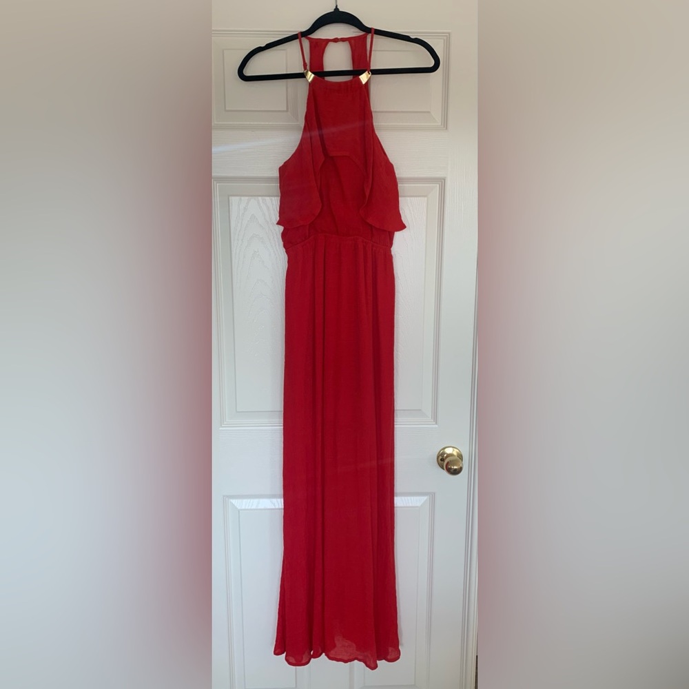 Bebe Vibrant Red Dress